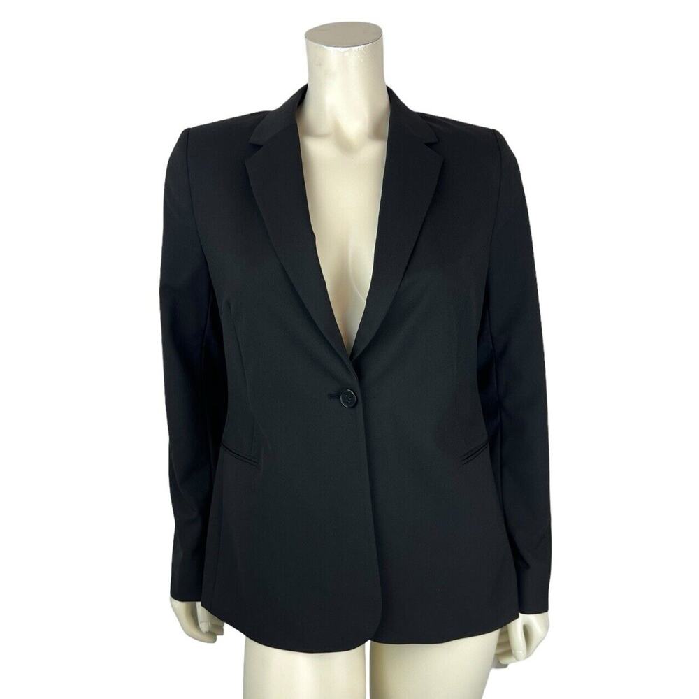 NEW Cargo Crew Black Taylor Blazer Size 10 Womens Button Jacket Work Uniform